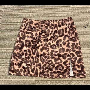 Cheetah skirt